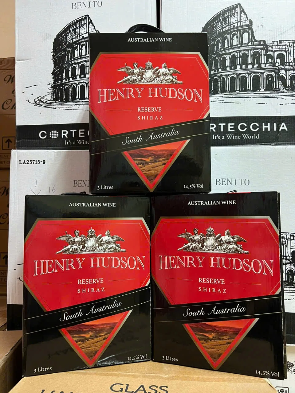 Rượu Vang Bịch Úc Henry Hudson 3L