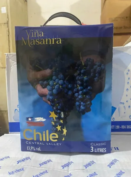 Rượu Vang Bịch Ngọt Luna 3 Lít – Hương Vị Quyến Rũ, Tiệc Tùng Thỏa Thích