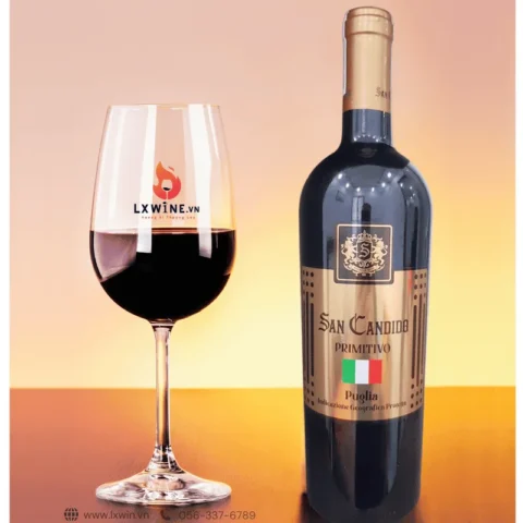 Vang Ý San Candido Primitivo – Tinh hoa rượu vang Ý đích thực
