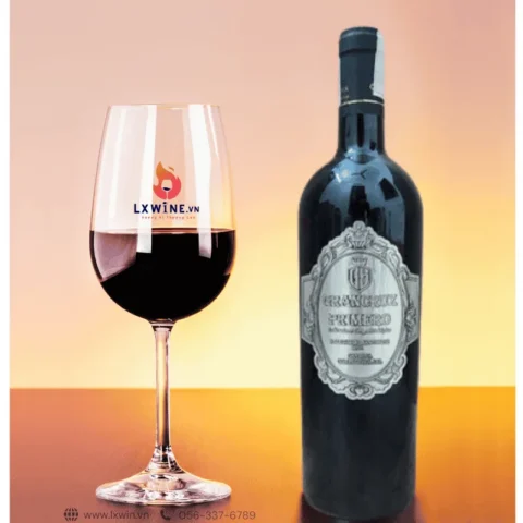 Rượu vang Ý Grancruz Primero negroamaro Sangiovese 750ml 14% – Hương vị Ý thuần khiết, đẳng cấp