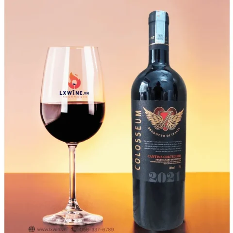 Rượu Vang Ý Chát Colosseum Cantina Cortecchia 14% – Hương Vị Đậm Đà, Cặp Đôi Hoàn Hảo Cùng Các Món Ăn Á Đông