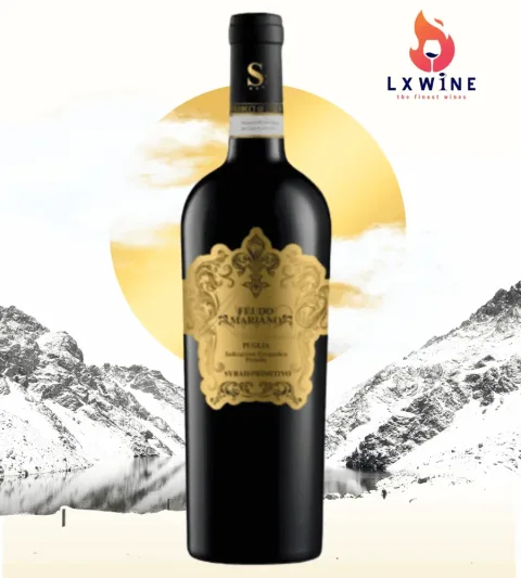 VANG ĐỎ ITALIA FEUDO MARIANO Primitivo và Syrah