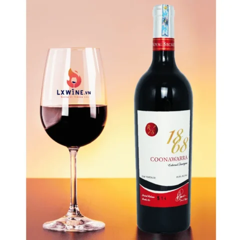 Rượu Vang Đỏ 1868 Coonawarra 750ml Cabernet Sauvignon – Hương vị Úc tinh tế, quà tặng sang trọng