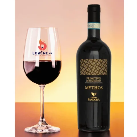 Rượu vang Cantine Pandora Mythos Primitivo – Hương vị Ý thuần khiết
