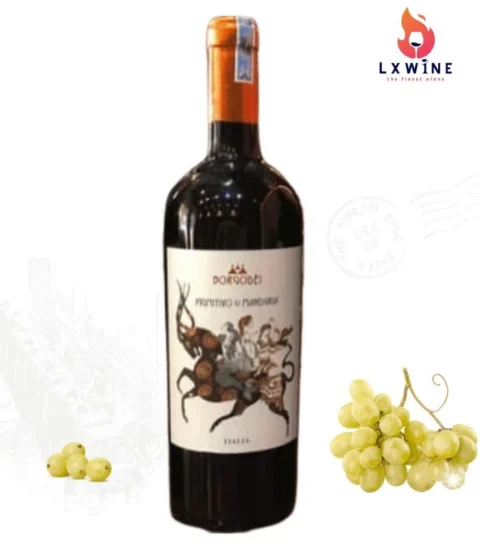 Rượu Vang Ý đỏ Borgodei Primitivo Di Manduria