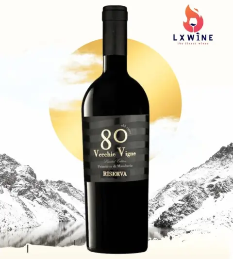 RƯỢU VANG 80 VECCHIE VIGNE RISERVA PRIMITIVO DI MANDURIA
