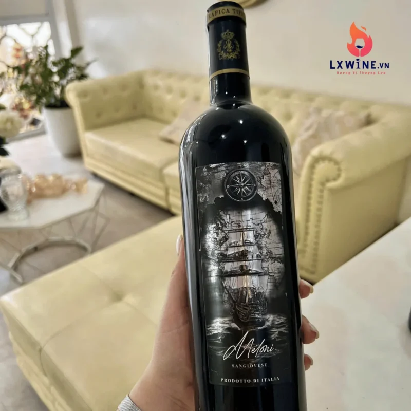 Rượu Vang Meloni Sangiovese – Vang Đỏ Ý Nhập Khẩu Chính Hãng Cao Cấp