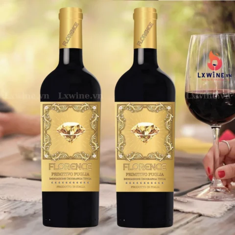Vang Florence Primitivo Puglia IGT – Tuyệt Phẩm Vang Ý Nhãn Vàng Đẳng Cấp