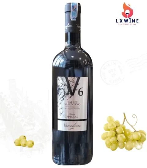 Rượu vang Ý V6 SALICE SALENTINO – VARVAGLIONE 1921