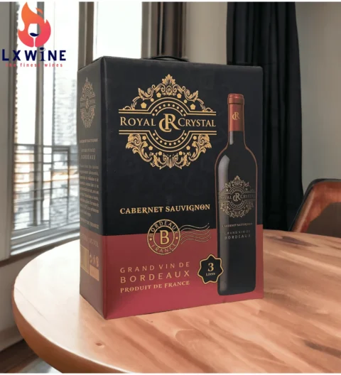 RƯỢU VANG ROYAL R CRYSTAL  CABERNET SAUVIGNON bịc 3L