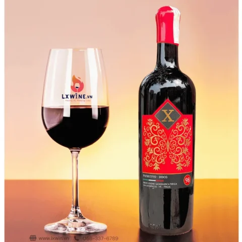 Rượu Vang X 98 PRIMITIVO-DOCG 17 độ: Bùng nổ hương vị Ý đích thực