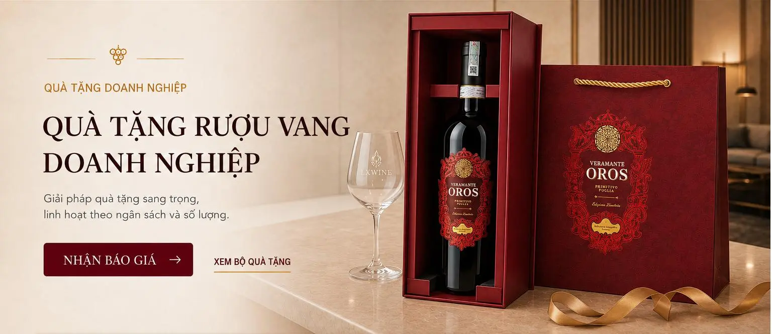 Quà tặng rượu vang doanh nghiệp